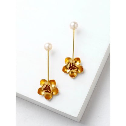 Suhani Pittie Long Magnolia Earring