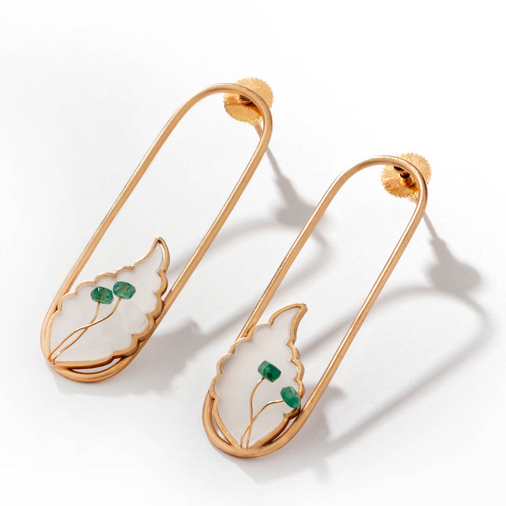 Suhani Pittie Jungle Chic Earring With Emerald