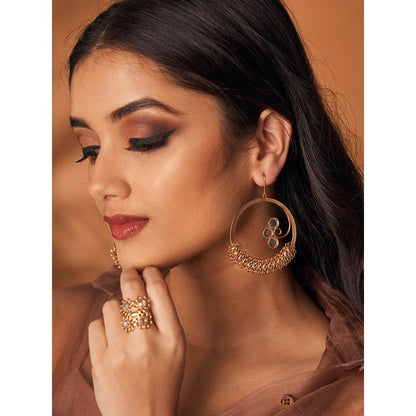 Suhani Pittie Sunlight Earrings With Crystals