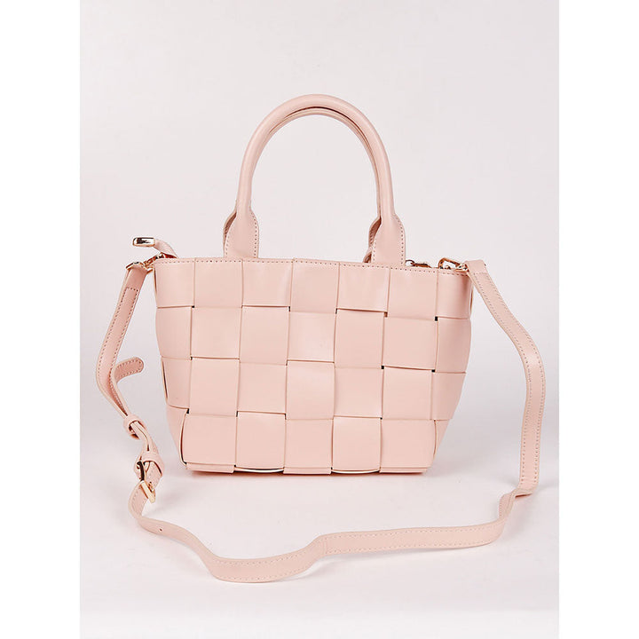 Odette Blush Pink Basket Designed Sling Bag