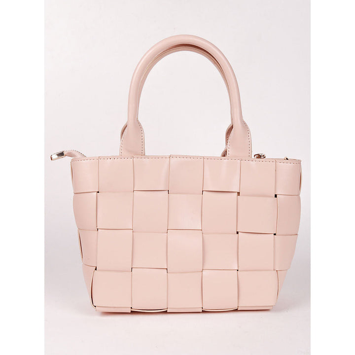 Odette Blush Pink Basket Designed Sling Bag