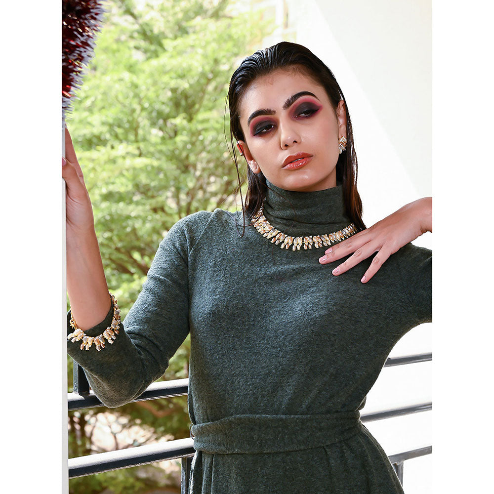 Dress Wearing A Necklace With A Turtleneck Accessorize Turtleneck Dress New  Arrivals