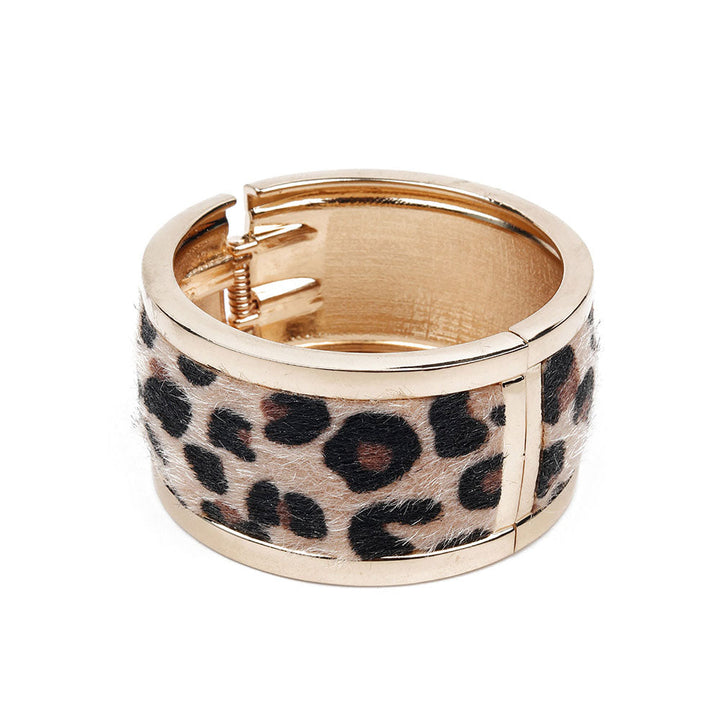 Odette Animal Print Wide Bracelet