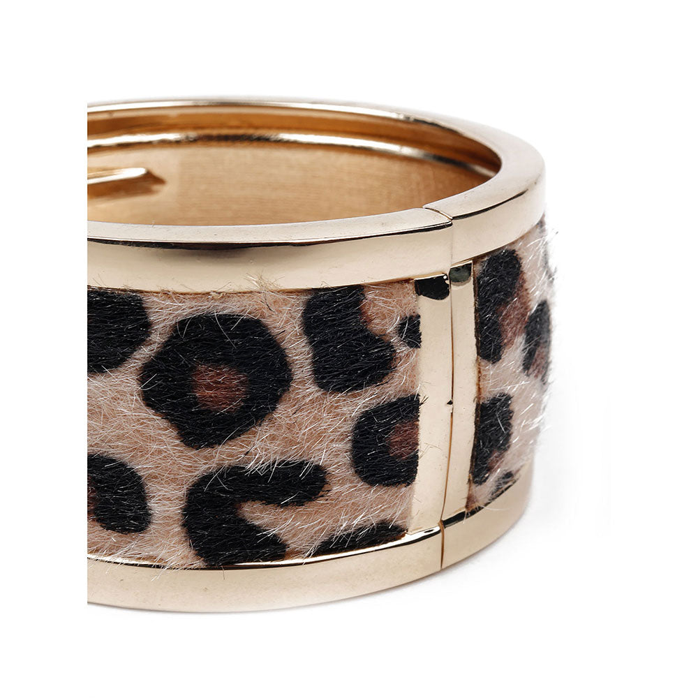 Odette Animal Print Wide Bracelet