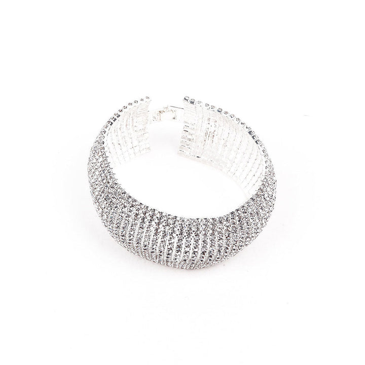 Odette Artificial Diamond-Studded Statement Bracelet