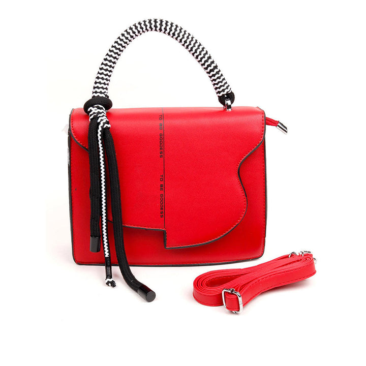 Odette Solid Sporty Red Trendy Sling Bag