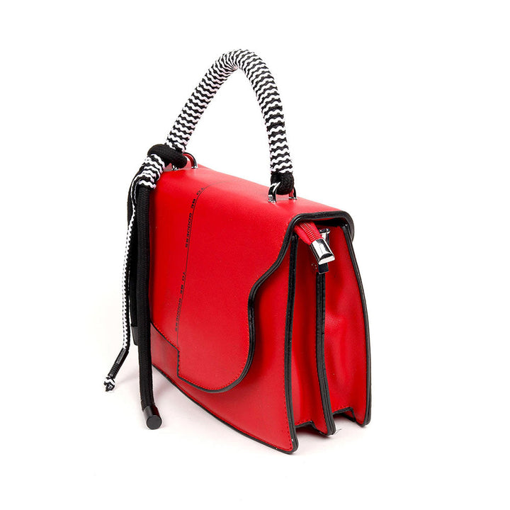 Odette Solid Sporty Red Trendy Sling Bag