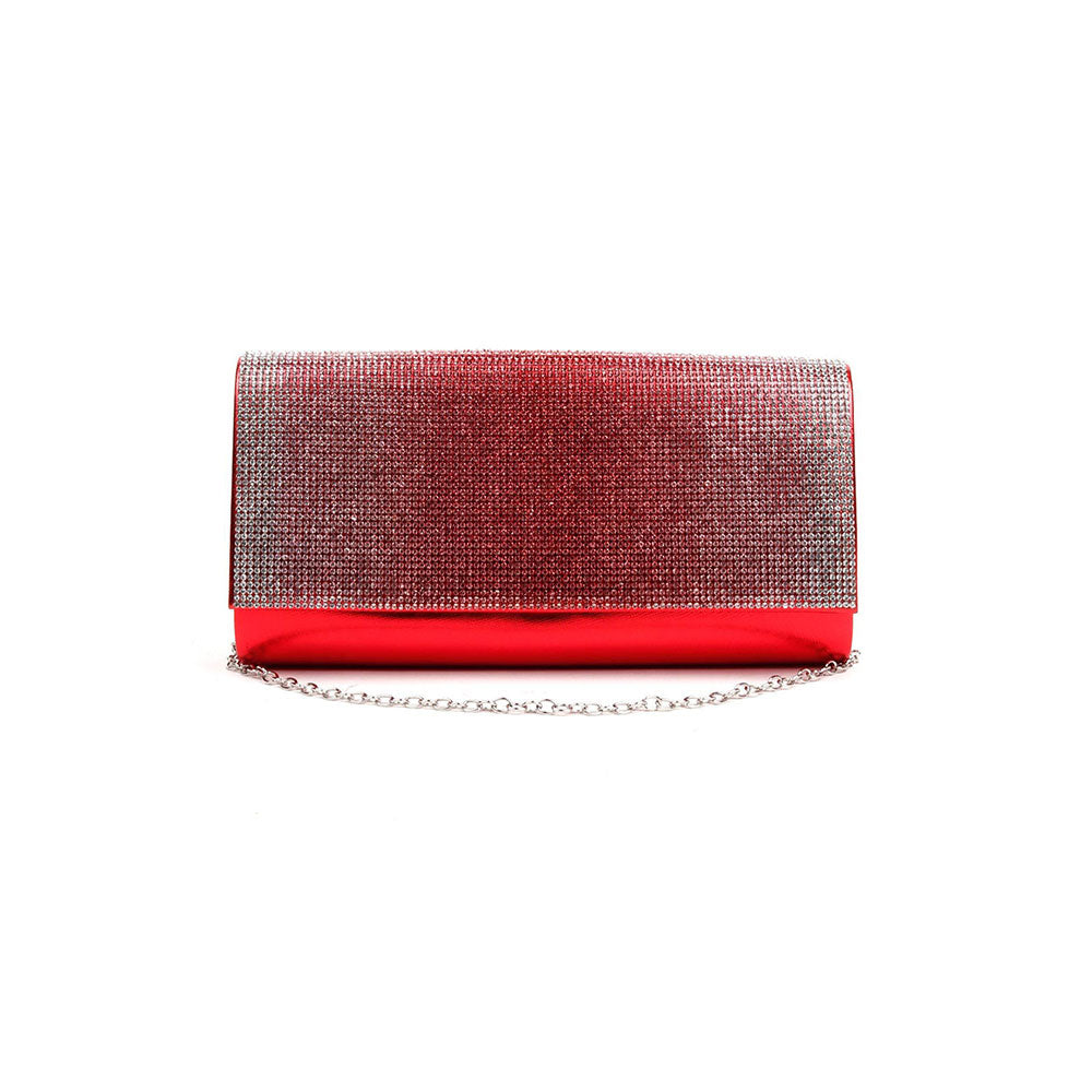 Odette Red Solid Sling And Cross Bag