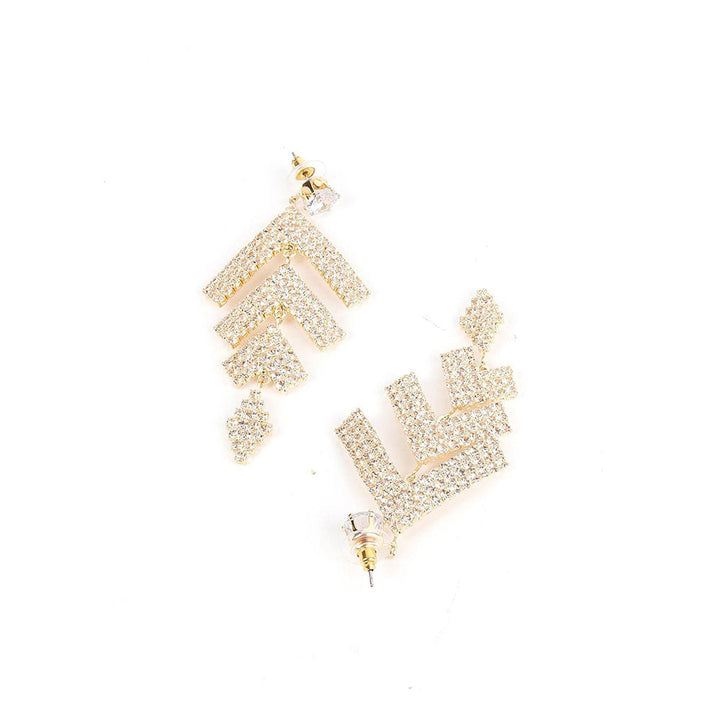 Odette Golden Distinctive Dangle Earrings