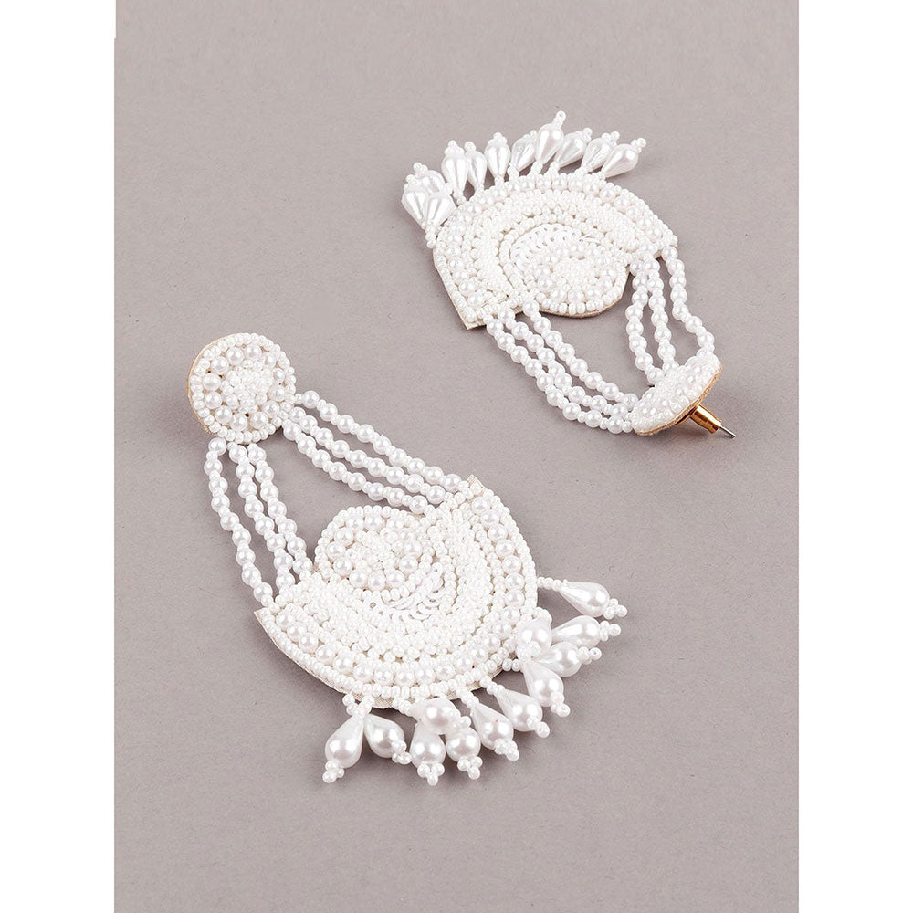 Odette Necklace shape Pearl earring