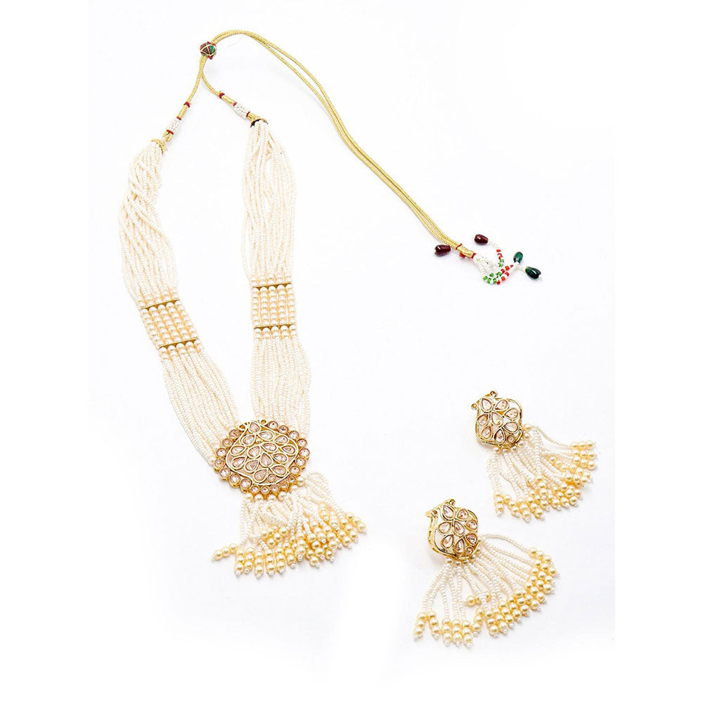 Odette Typical faux pearl necklace with earrings