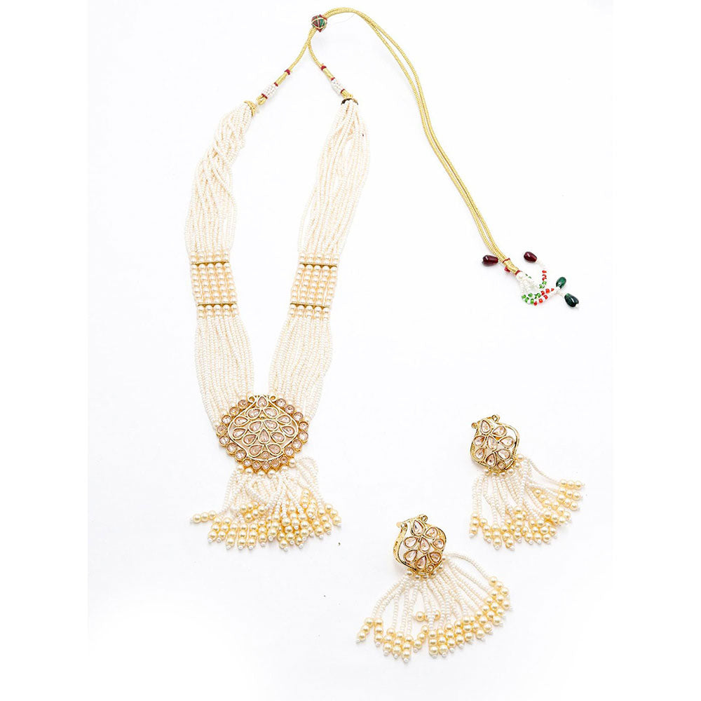 Odette Typical faux pearl necklace with earrings