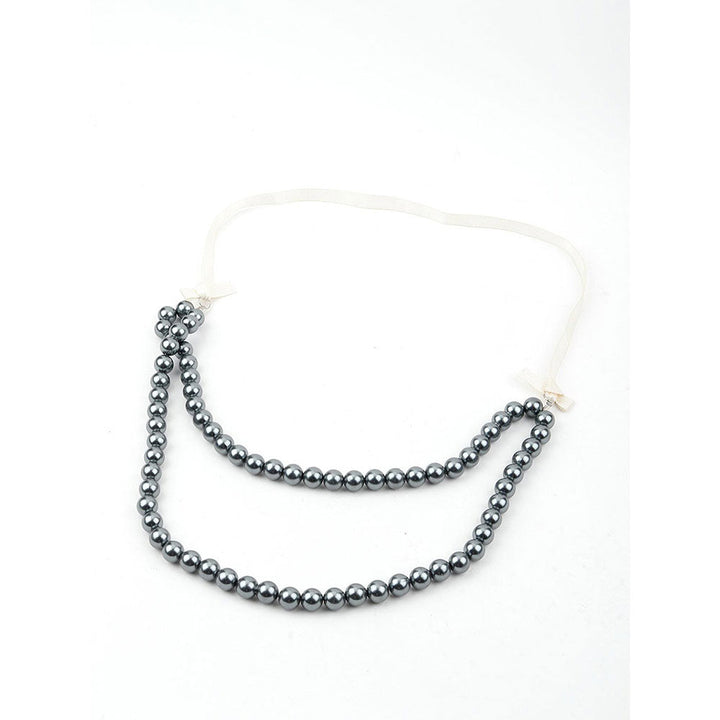 Odette Layered Grey Sassy Pearl Necklace