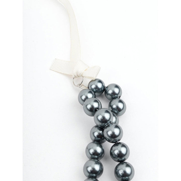 Odette Layered Grey Sassy Pearl Necklace