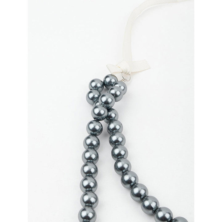 Odette Layered Grey Sassy Pearl Necklace