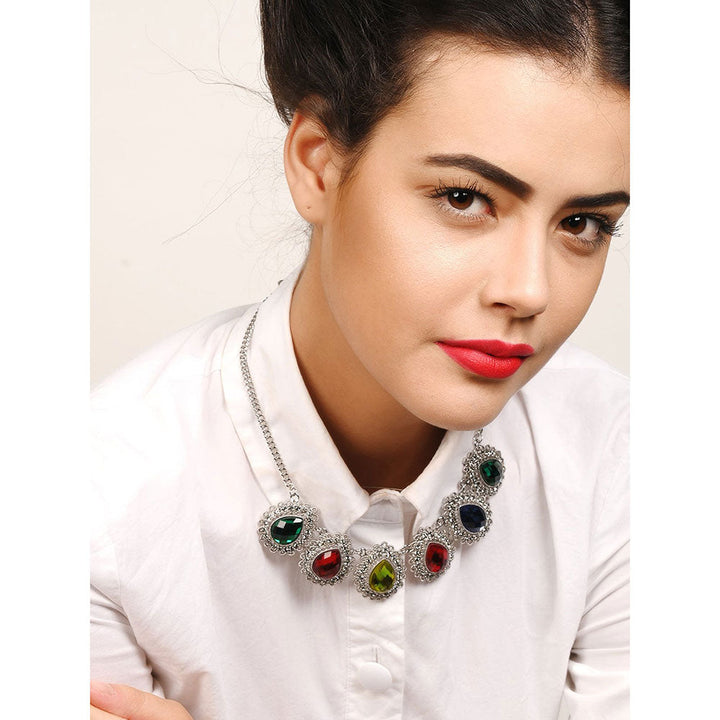 Odette Vintage Multi-Coloured Necklace