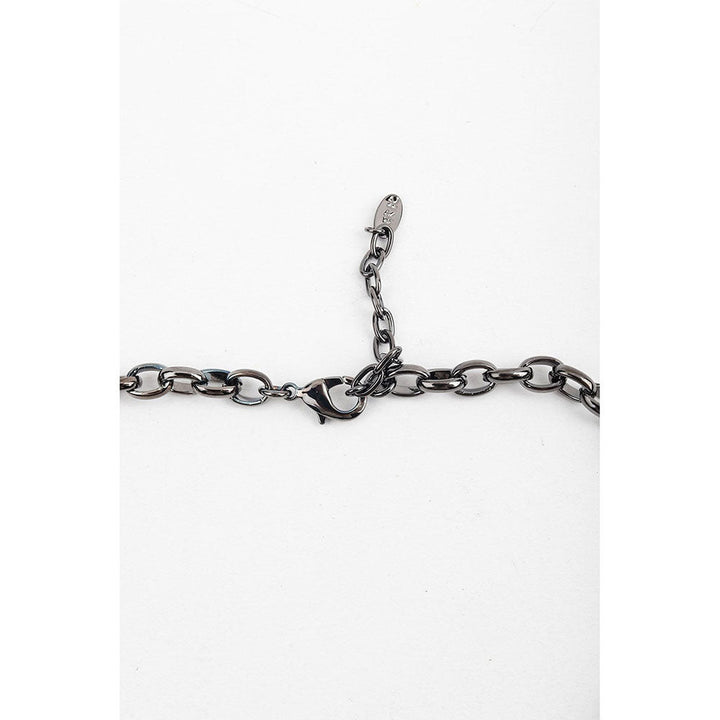 Odette Dauntless Gunmetal Matinee Necklace