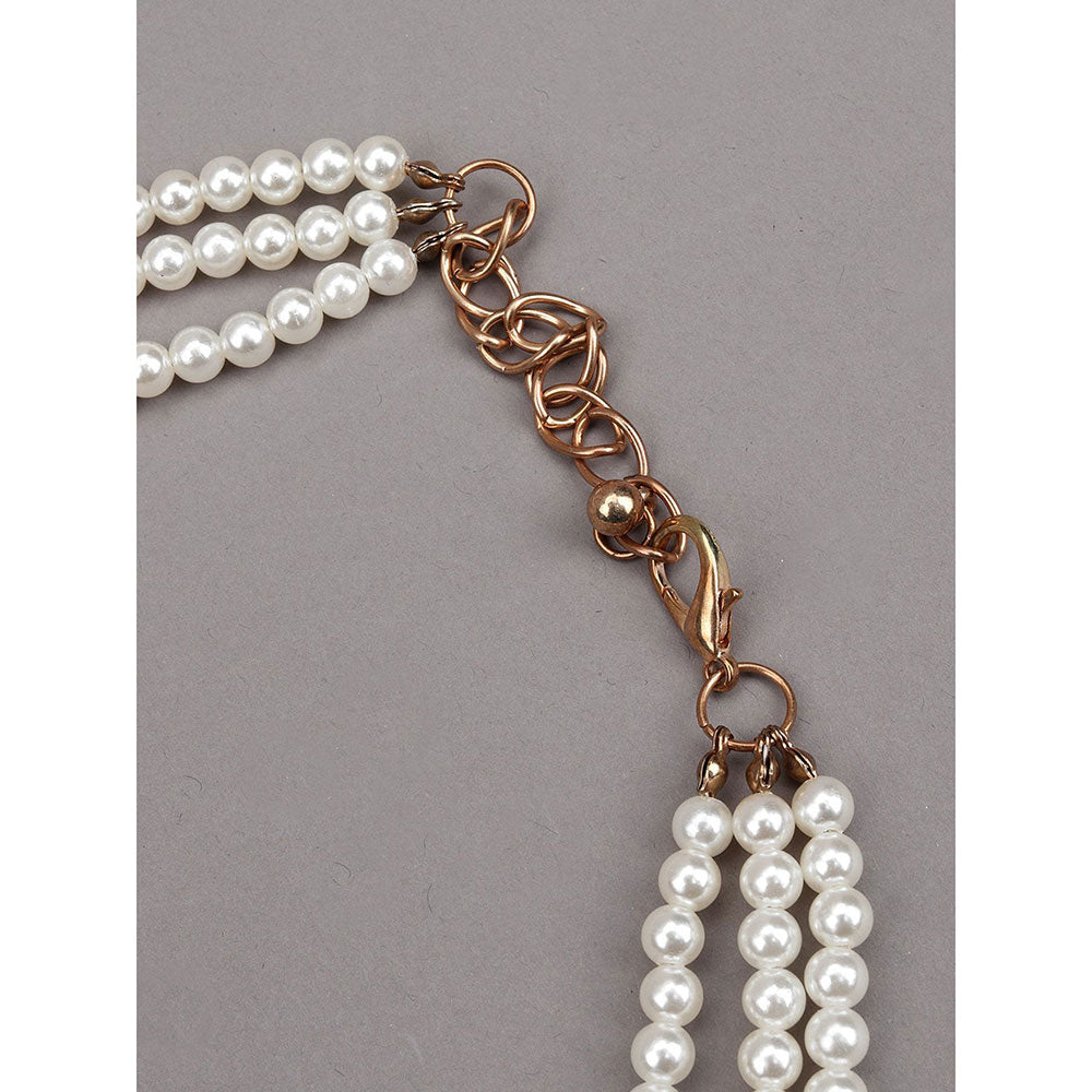 Odette White Pearls with Multiple Layers Necklace