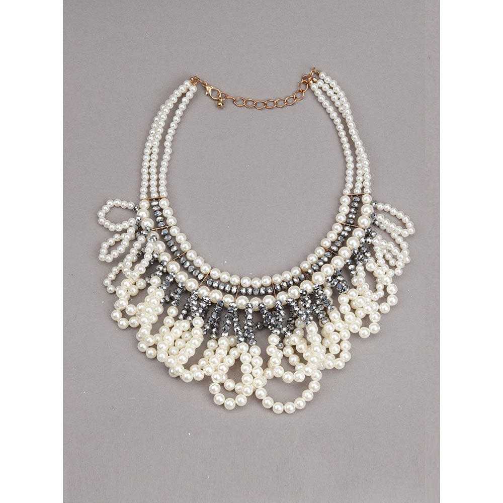 Odette White Pearls with Multiple Layers Necklace