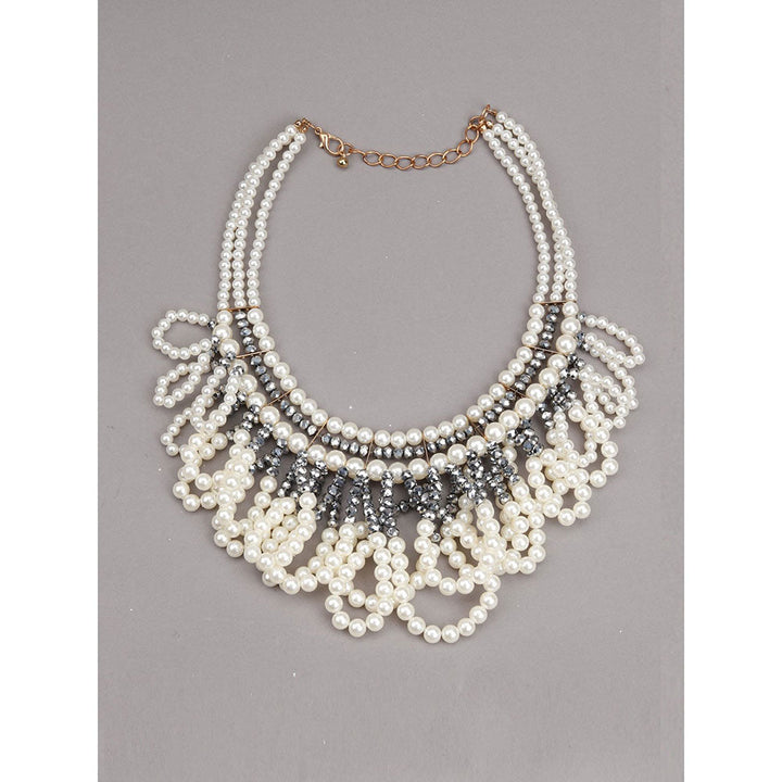 Odette White Pearls with Multiple Layers Necklace