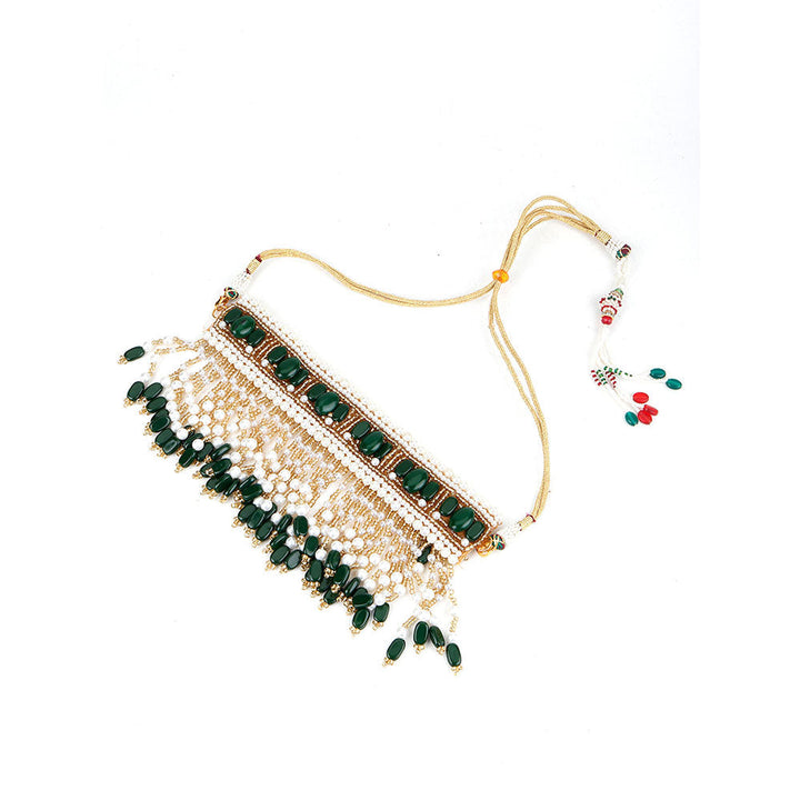 Odette Green Decorative Choker