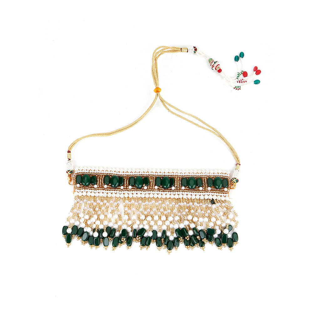 Odette Green Decorative Choker