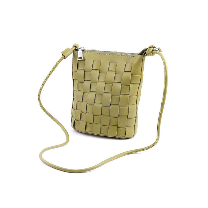 Odette Olive Green Patterned Sling Bag