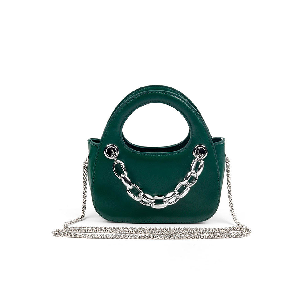 Odette The Very Smart Green Clutch Bag