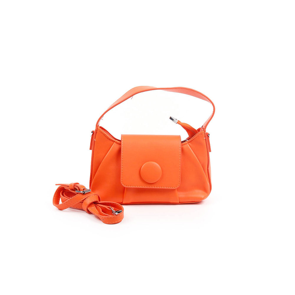 Odette The Very Stylish Pop Out Orange Clutch Bag