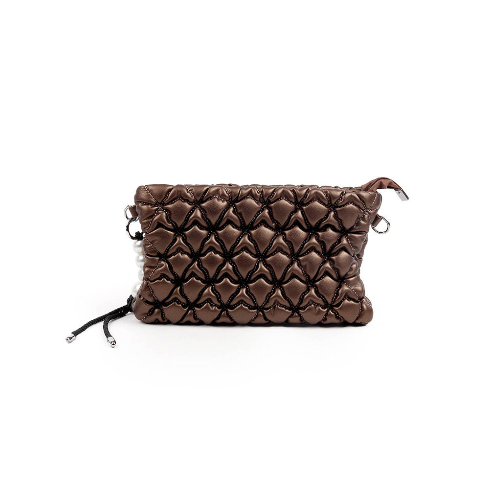 Odette The Very Stylish Chocolate Brown Clutch Bag