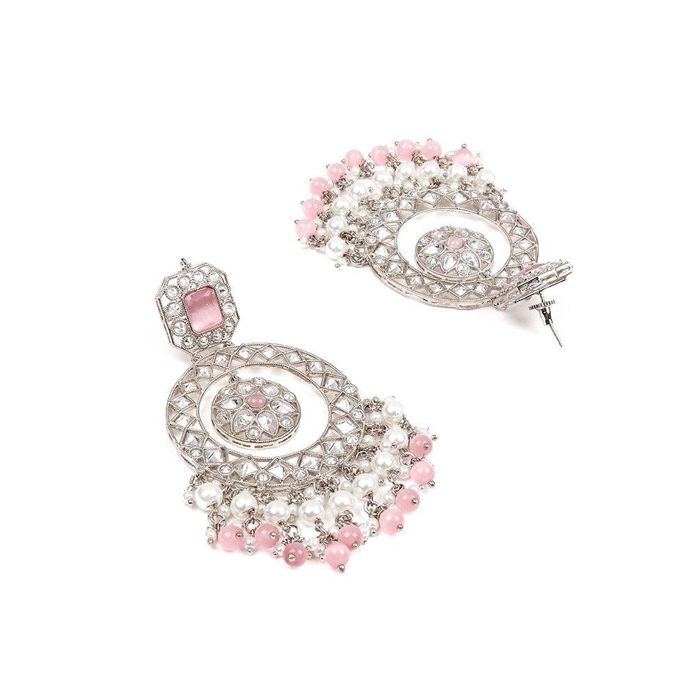 Odette White and Pink Wonder of an Earring