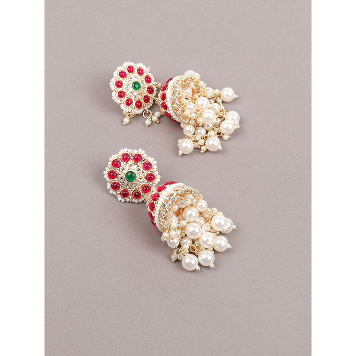 Odette The Pearl and Kundan Jhumkis