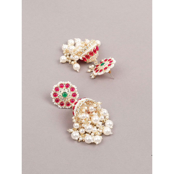 Odette The Pearl and Kundan Jhumkis