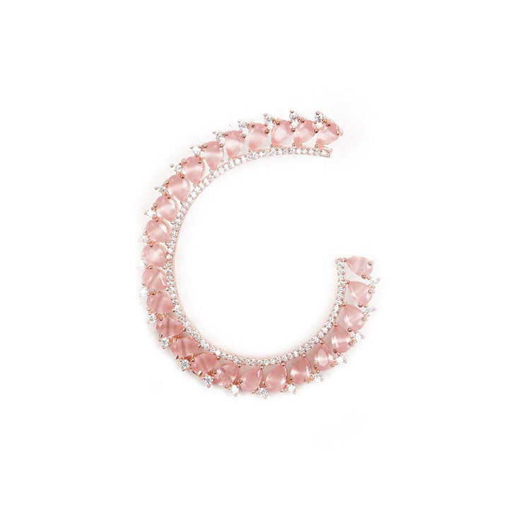 Odette Stylish Pink and Rose Gold Ear Cuffs