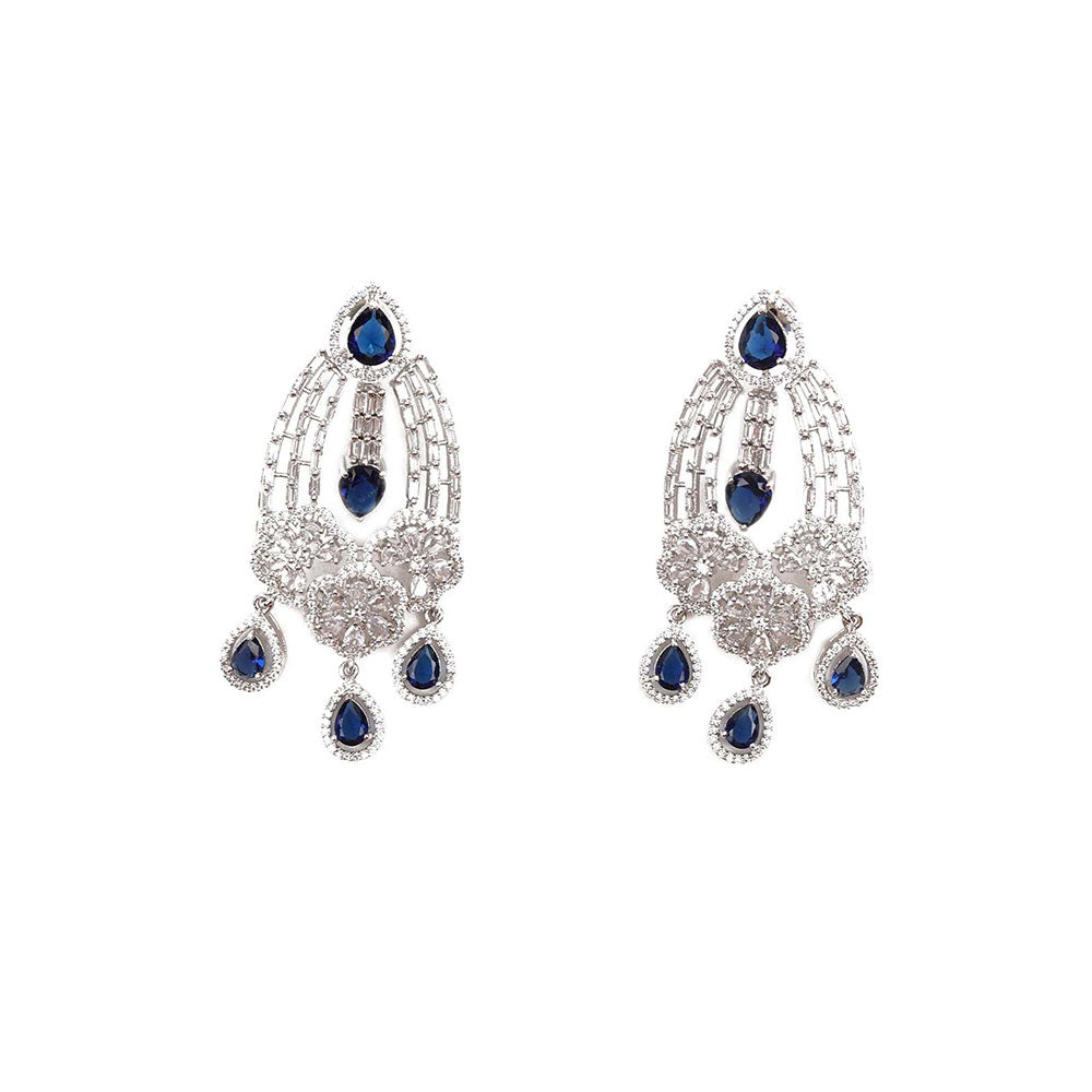 Odette Sparkling Diamond Studded Earrings