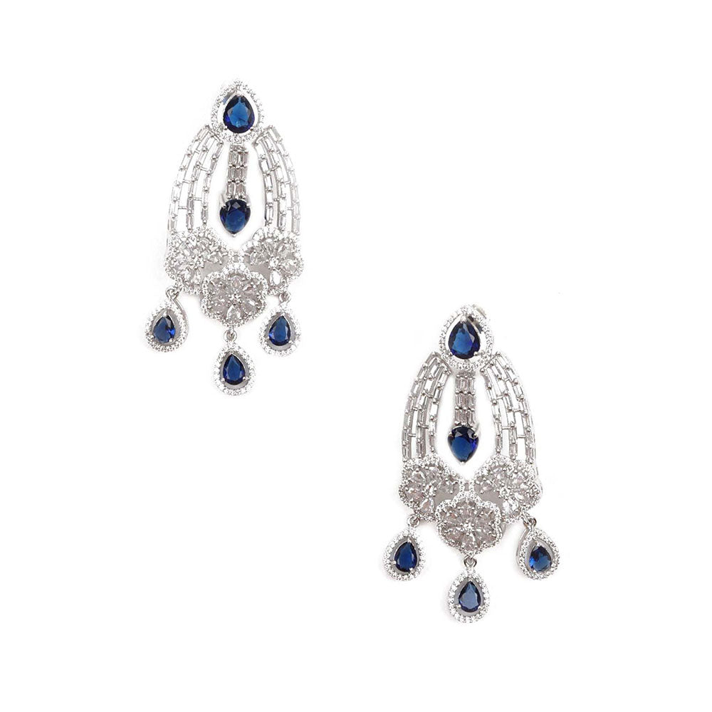 Odette Sparkling Diamond Studded Earrings