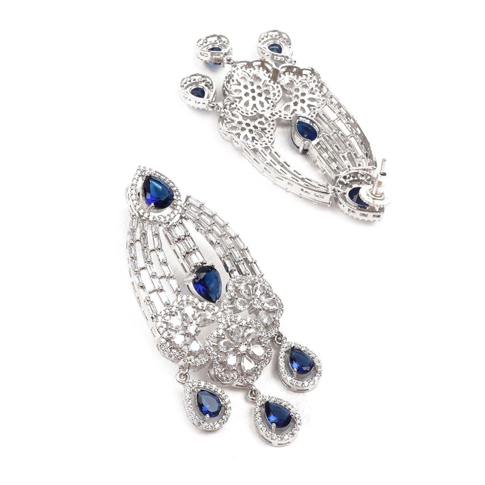 Odette Sparkling Diamond Studded Earrings