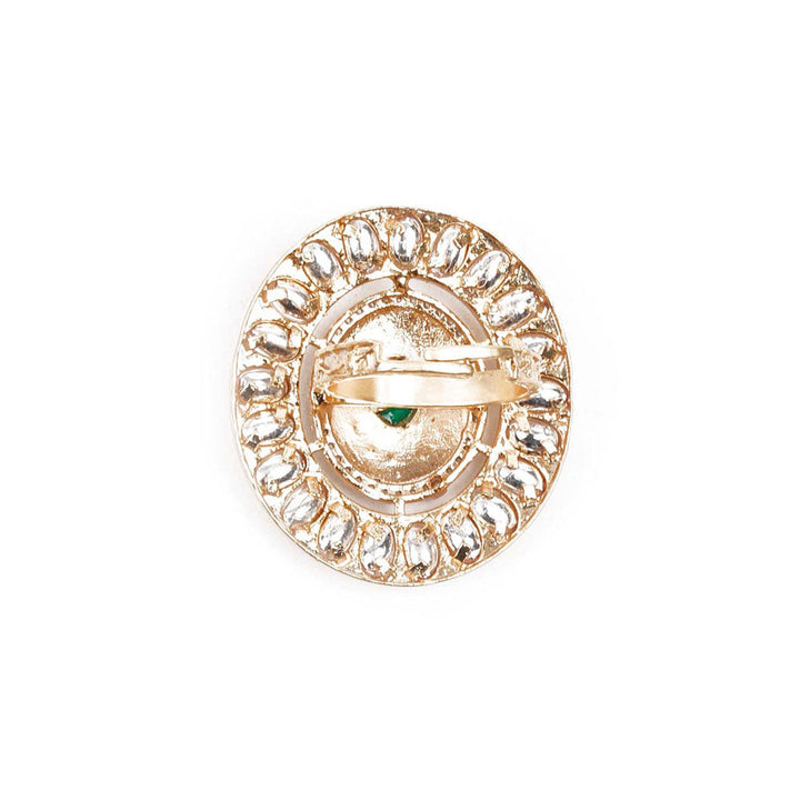 Odette Kundan Embellished Finger Ring