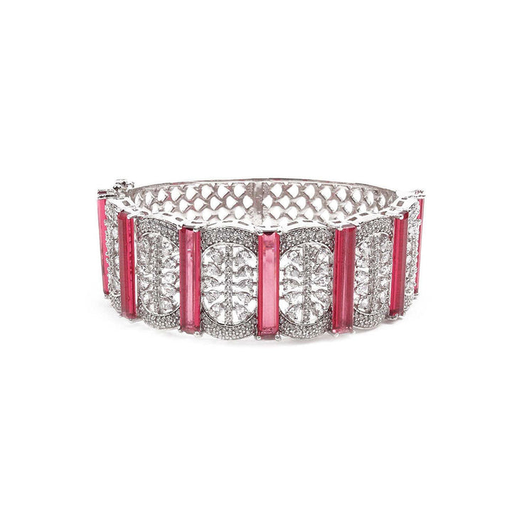 Odette Sparkling German Rhodium Embellished Bracelet