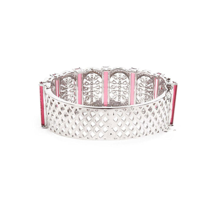 Odette Sparkling German Rhodium Embellished Bracelet