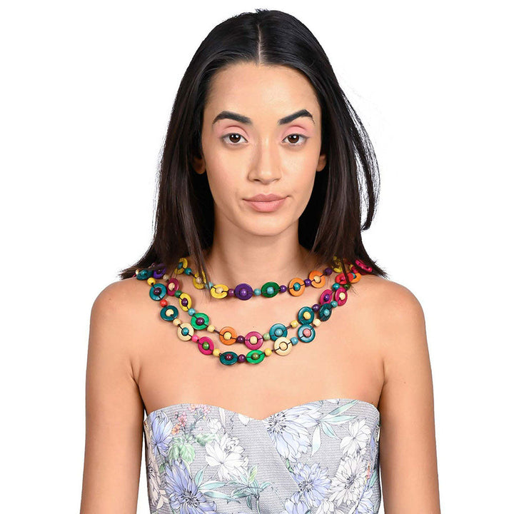 Odette Multicolores Bohemiano Vibrante Necklace