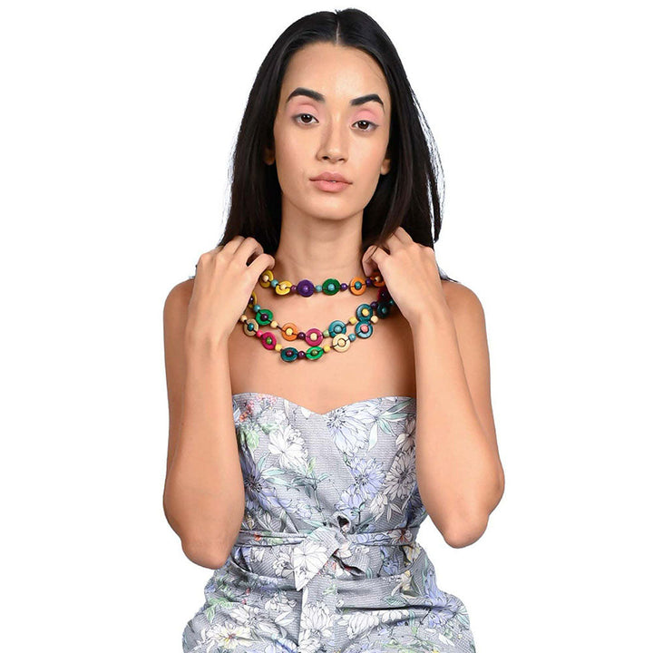 Odette Multicolores Bohemiano Vibrante Necklace