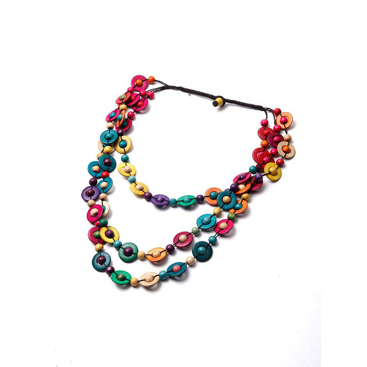 Odette Multicolores Bohemiano Vibrante Necklace