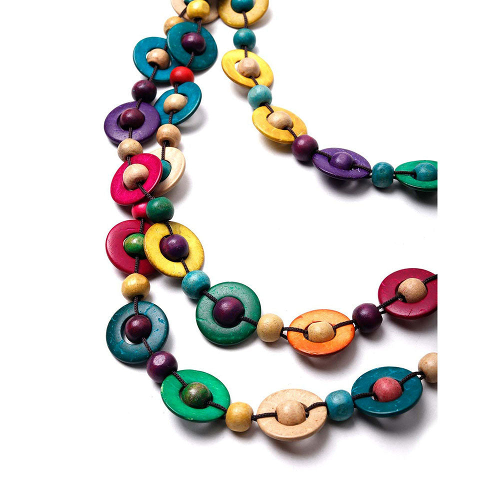 Odette Multicolores Bohemiano Vibrante Necklace