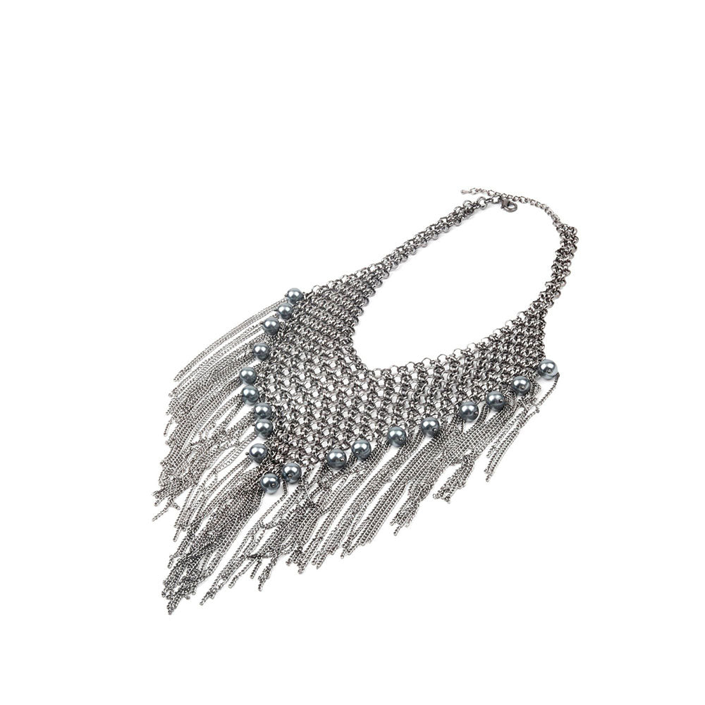 Odette Oxidases Silver Bohemiano Necklace For Women