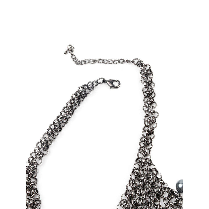 Odette Oxidases Silver Bohemiano Necklace For Women