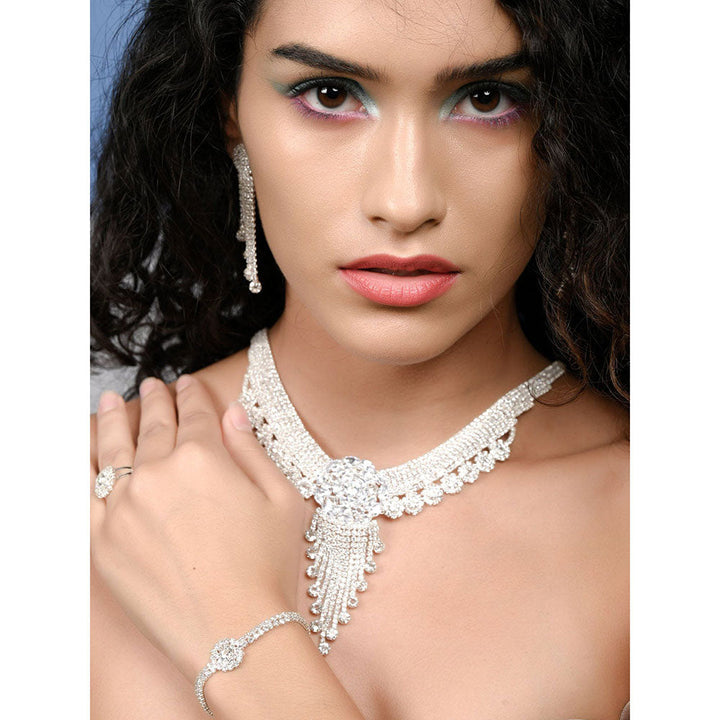 Odette Stunning Shinning And Highly Sophisticated Necklace Set For Women