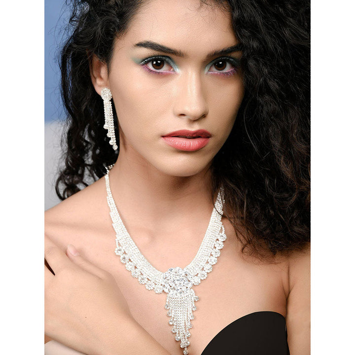 Odette Stunning Shinning And Highly Sophisticated Necklace Set For Women