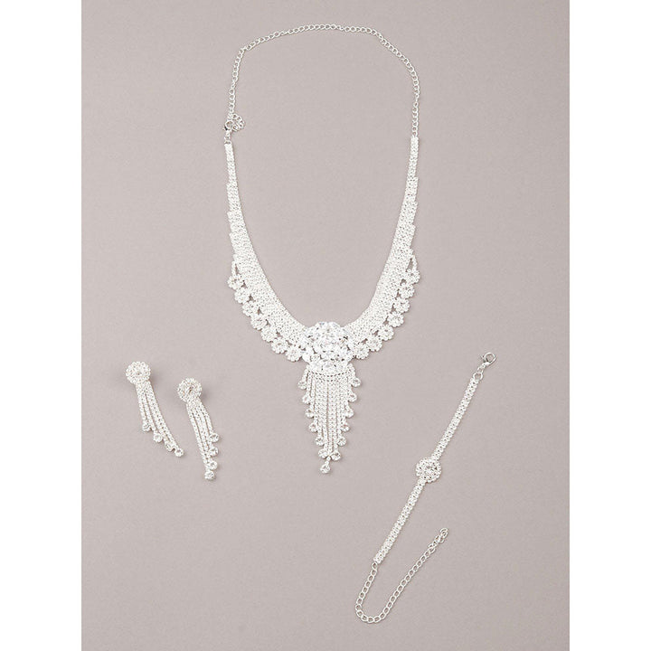 Odette Stunning Shinning And Highly Sophisticated Necklace Set For Women