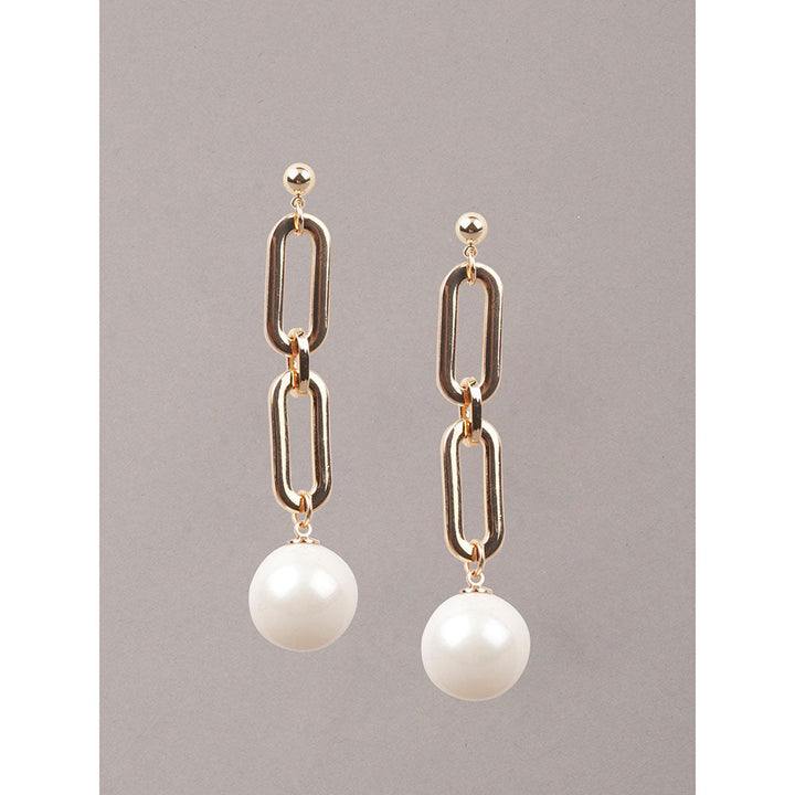 Odette Gold-Tone Statement Earrings For Women